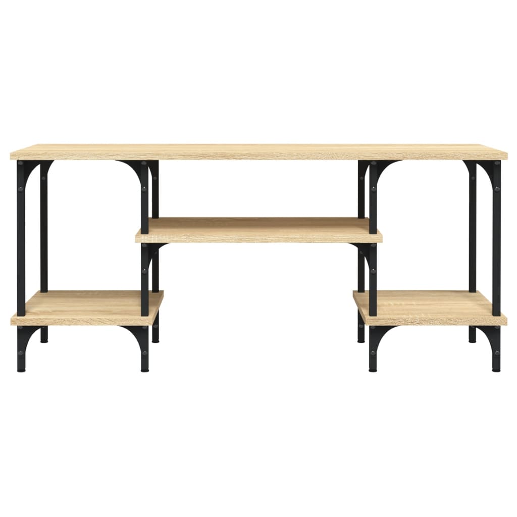 vidaXL Mueble de TV madera contrachapada roble Sonoma 102x35x45,5 cm - Image 5