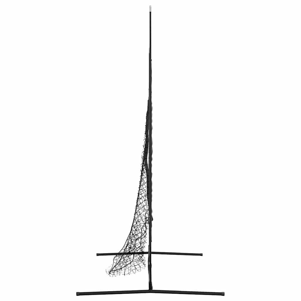 vidaXL Béisbol y Softbol Negro 250 x 106 x 209 cm Poliéster - Image 6