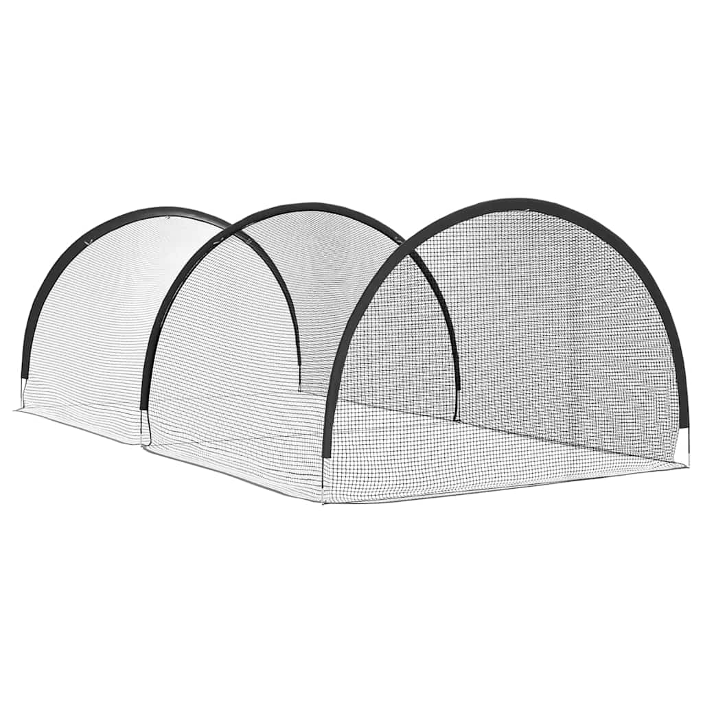 vidaXL Béisbol y Softbol Negro 70 x 35 x 24 cm Poliéster - Image 6