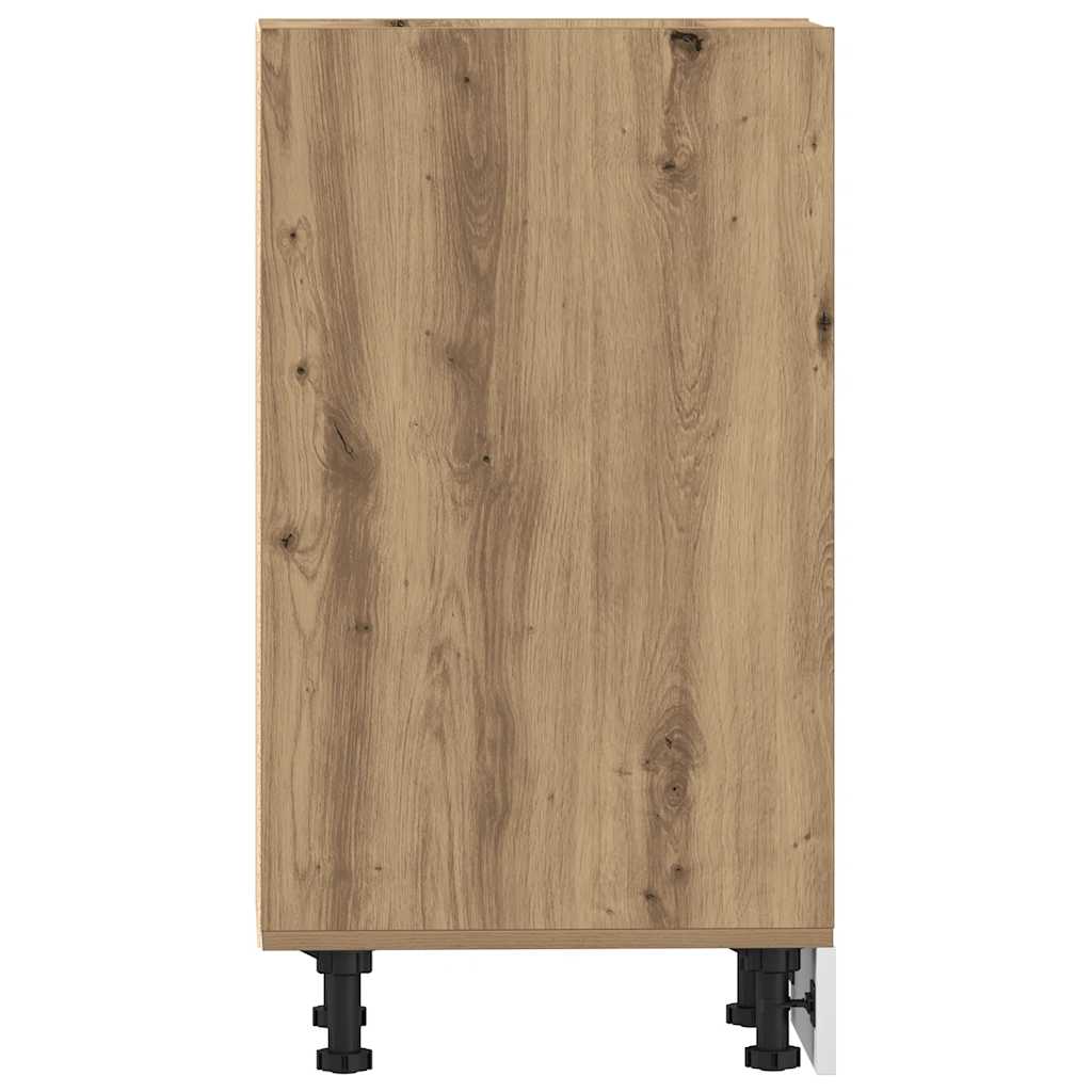 vidaXL Unterschrank Riga Artisan-Eiche 40x44,5x81,5 cm Holzwerkstoff - Image 5