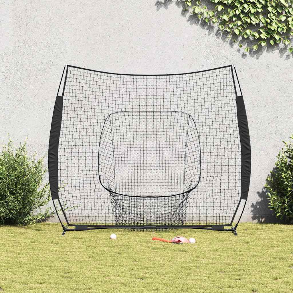 vidaXL Baseball & Softball Schwarz 250 x 106 x 209 cm Polyester - Image 3