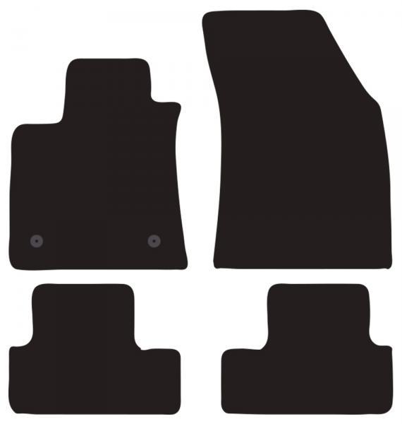 Tappeti Moquette Tailor Renault Megane Iv 5p. E Sw 16>20, 20> - Megane Grand Coupé 17>