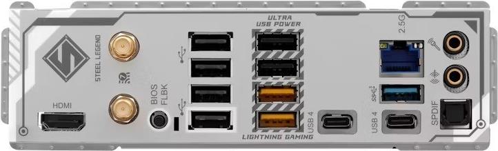 Asrock X870 Steel Legend Wifi - Motherboard - Atx - Socket Am5 - Amd X870 Chipsatz - Usb4, Usb 3,2 Gen 1, Usb 3,2 Gen 2, UsB-C 3,2 Gen 2x2 - 2,5 Giga