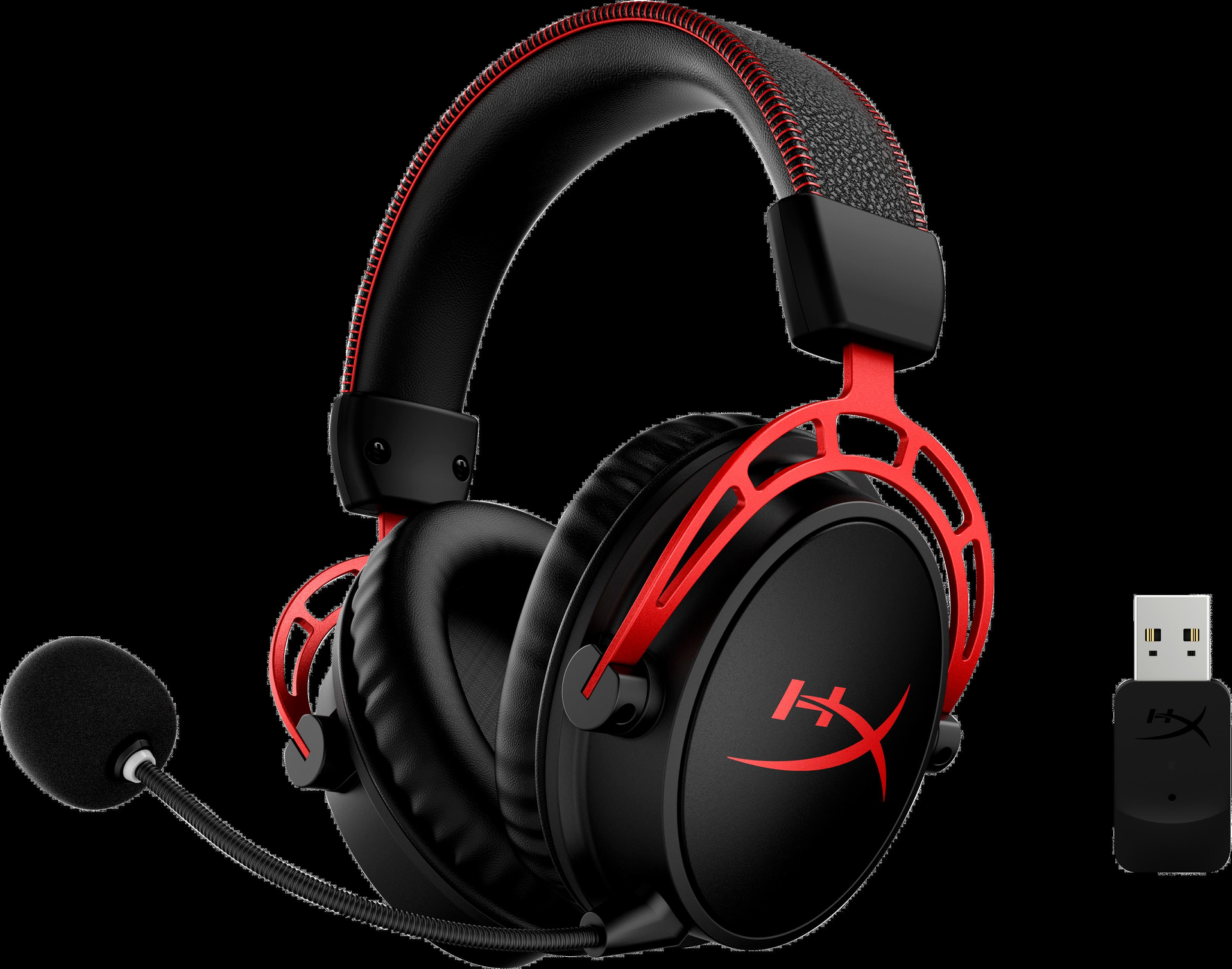 Hyperx Cloud Alpha - Headset - Ohrumschließend - 2,4 Ghz - Kabellos - Schwarz, Rot - Für Victus By Hp Laptop 15, 16, Laptop 14, 15, 17, Pavilion X360