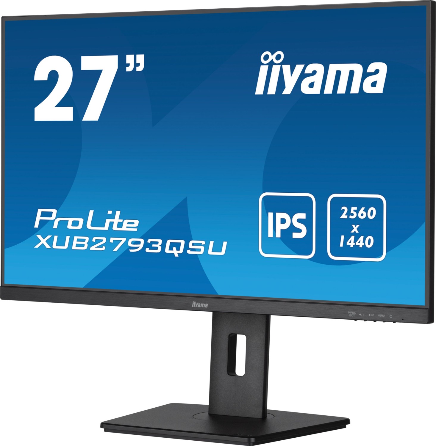 Iiyama 27" IpS-Panel, 2560x1440@100hz Qhd, 1ms (mprt), 15cm Height Adj. Stand, 300cd/m², Hdmi, Displayport, Speakers, Usb 2x3.2 [energieklasse E] (xu