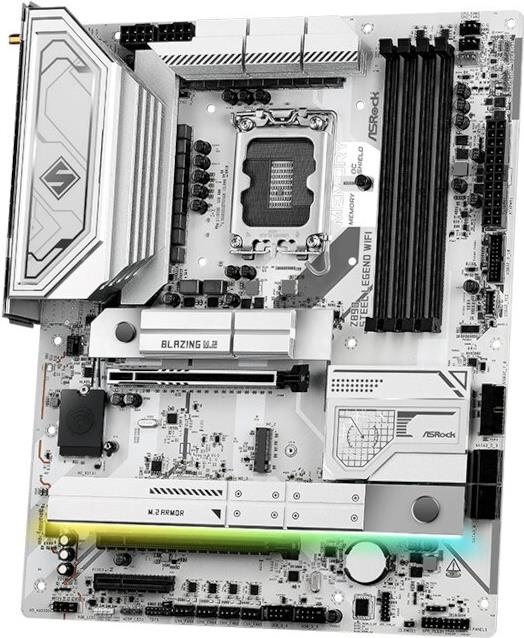 Asrock Z890 Steel Legend Wifi - Motherboard - Atx - Lga1851-Sockel - Z890 Chipsatz - Usb4, UsB-C 3,2 Gen 2x2, Usb 3,2 Gen 1, Usb 3,2 Gen 2 - 2,5 Giga