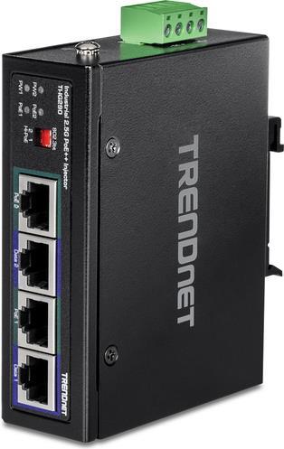 Trendnet TI-Ig290 - Power Injector (diN-Schienenmontage Möglich) - 2.5g, Industrial - 95 Watt - Ausgangsanschlüsse: 2