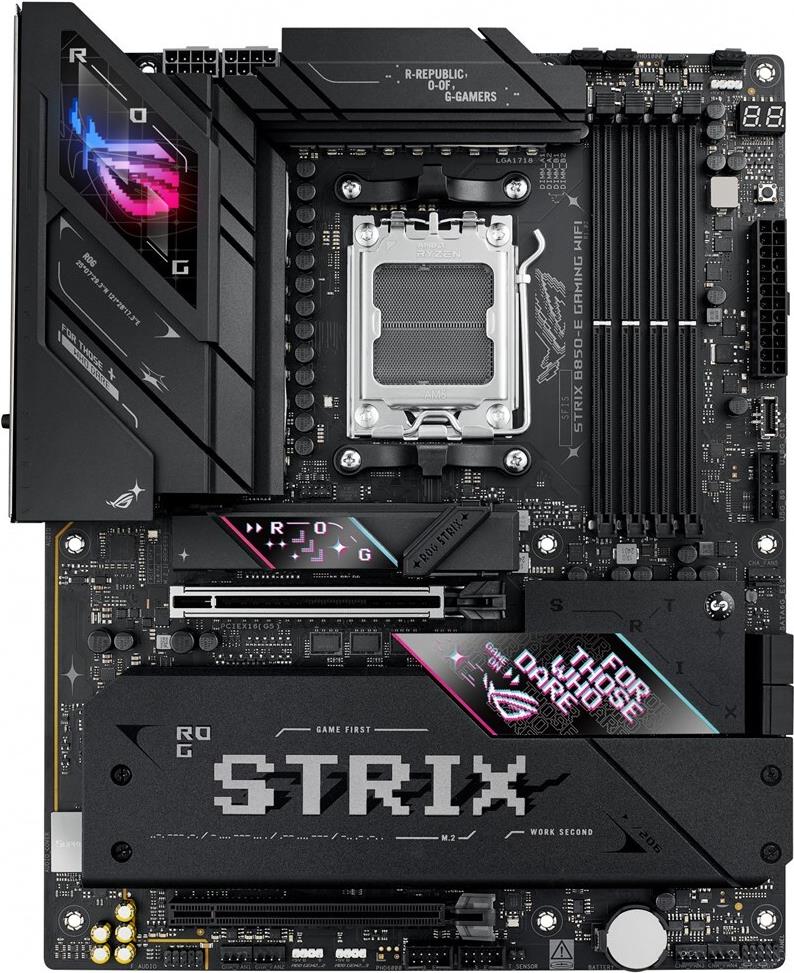 Asus Rog Strix B850-E Gaming Wifi - Motherboard - Atx - Socket Am5 - Amd B850 Chipsatz - UsB-C 3,2 Gen 2x2, UsB-C 3,2 Gen2, Usb 3,2 Gen 2, Usb 3,2 ge