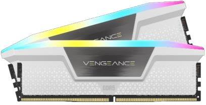 Corsair Vengeance Rgb - Ddr5 - Kit - 64gb: 2 X 32gb - Dimm 288-Pin - 5600 Mhz / Pc5-44800 - Cl40  Weiß (cmh64gx5m2b5600c40w)