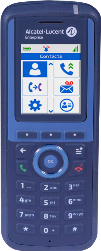 AlcateL-Lucent 8254 Dect - Schnurloses Digitaltelefon - IP-Dectgap - Blau