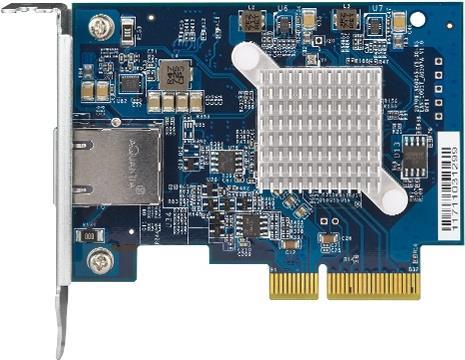 Qnap QxG-10g1t - Netzwerkadapter - Pcie 3.0 X4 LoW-Profile - 10gb Ethernet X 1 - Für Qnap TS-1232, 1277, 253, 453, 473, 677, 832, 853, 877, 977, Tvs-