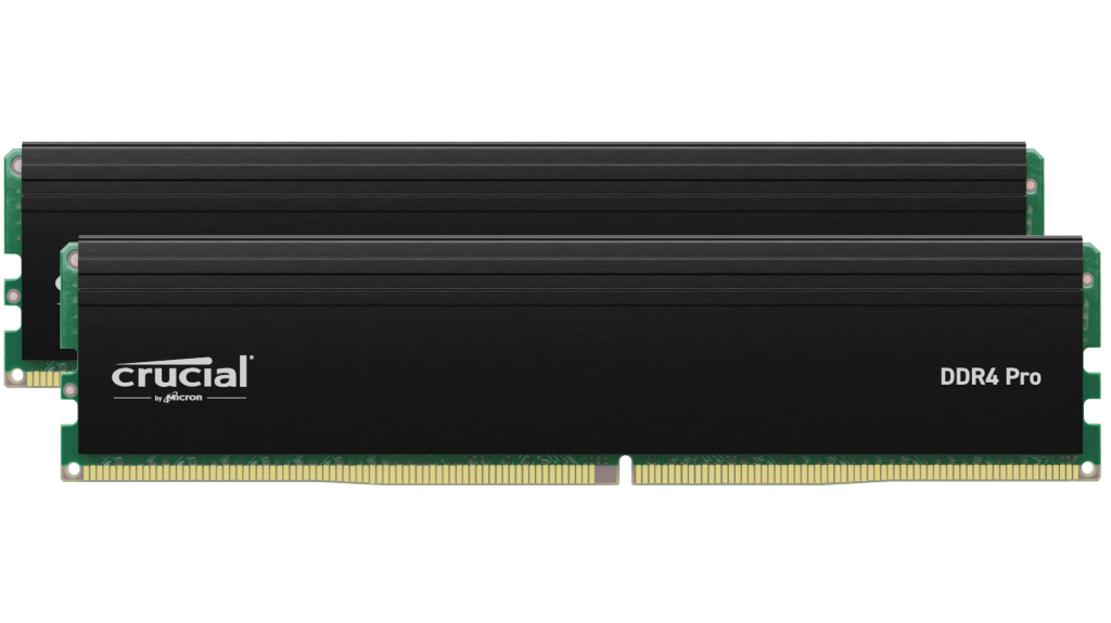 Crucial - Ddr4 - Kit - 64 Gb: 2 X 32 Gb - Dimm 288-Pin - 1600 Mhz / Pc4-25600 - Cl22 - 1.2 V - Ungepuffert (cp2k32g4dfra32a)