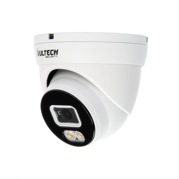 Vultech Security Telecamera Ip Uvc 4in1 Dome Showcolor 1/2,7 5 Mpx 2,8 Mm 2pcs Array Ir + 2pcs wa