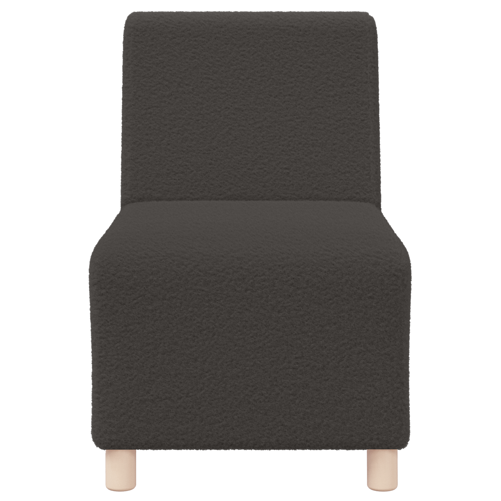 Unità Di Divano Modulare Senza Braccioli 2 Pcs Grigio Scuro - Image 5