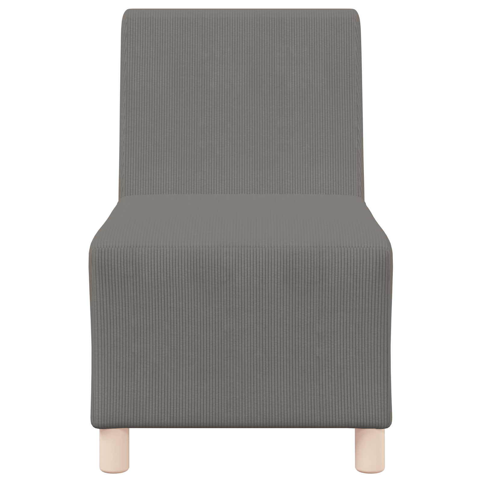 Unità Di Divano Modulare Senza Braccioli 3 Pcs Grigio Chiaro - Image 5