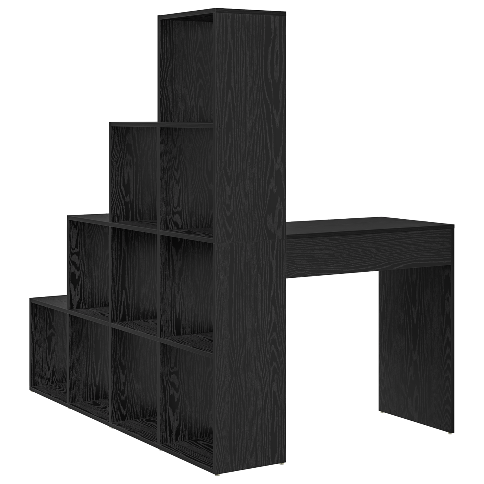 Scrivania Ad Angolo Rovere Nero 101,5 X 149,5 X 149,5 cm - Image 6