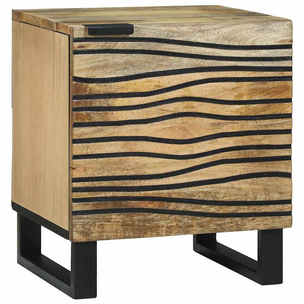 Comodini Marrone E Nero 40 X 33 X 46 cm