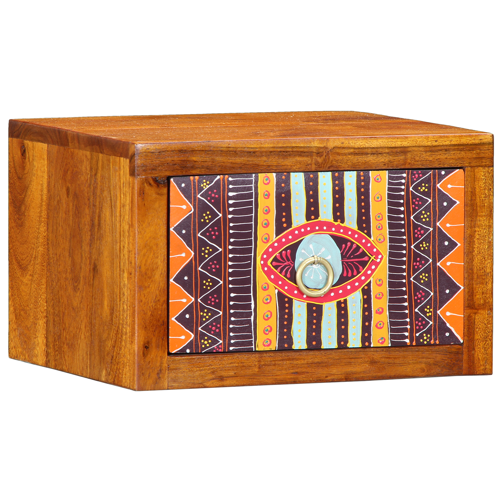 Armadio Da Notte Con Cassetto Marrone 35 X 30 X 22 cm - Image 3