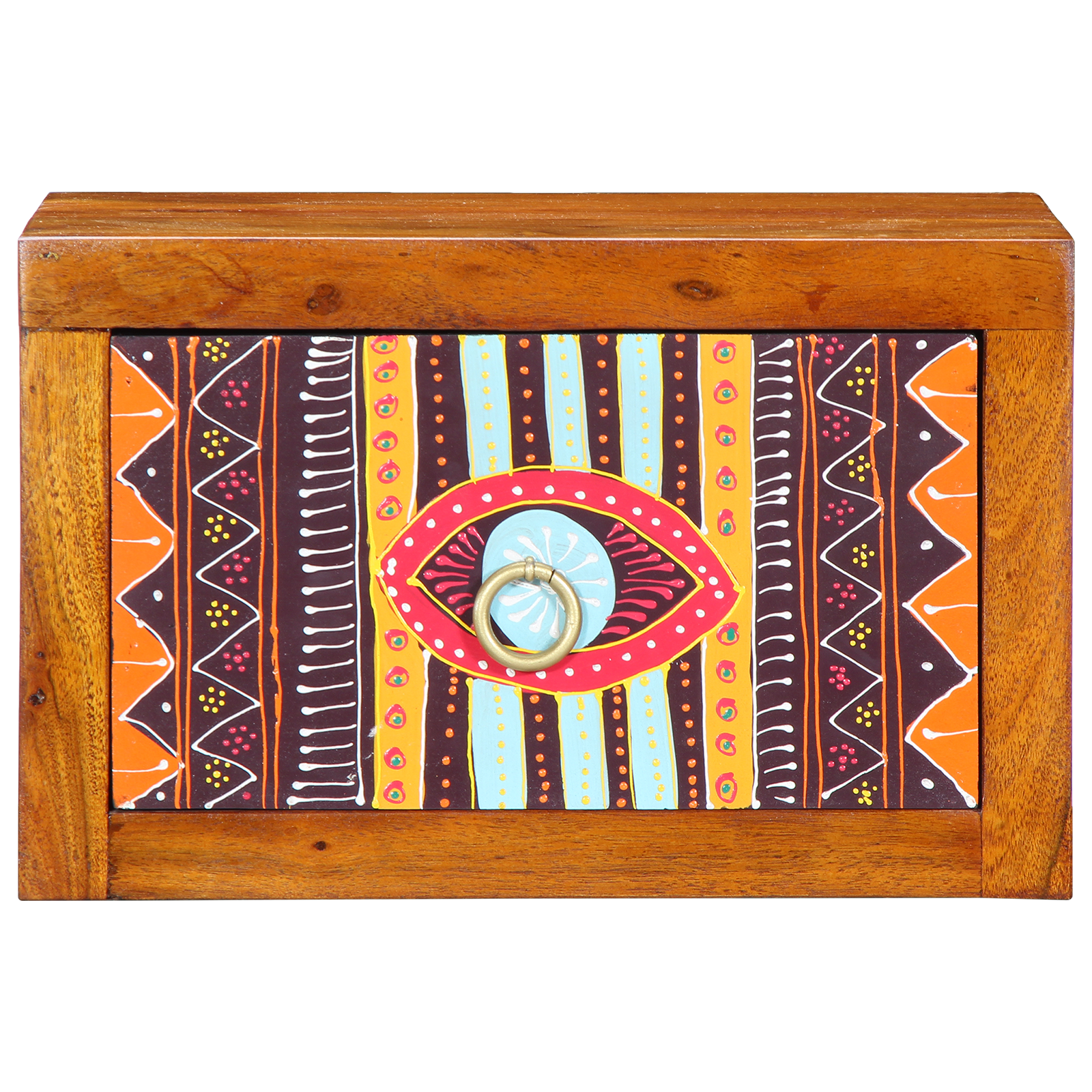 Armadio Da Notte Con Cassetto Marrone 35 X 30 X 22 cm - Image 5