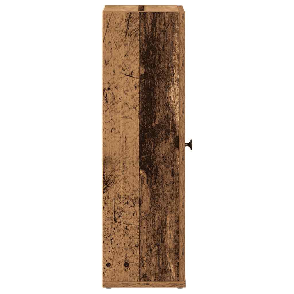 Mobile Da Bagno Con Portarotolo Legno Antico 20,5x22x72 cm - Image 6