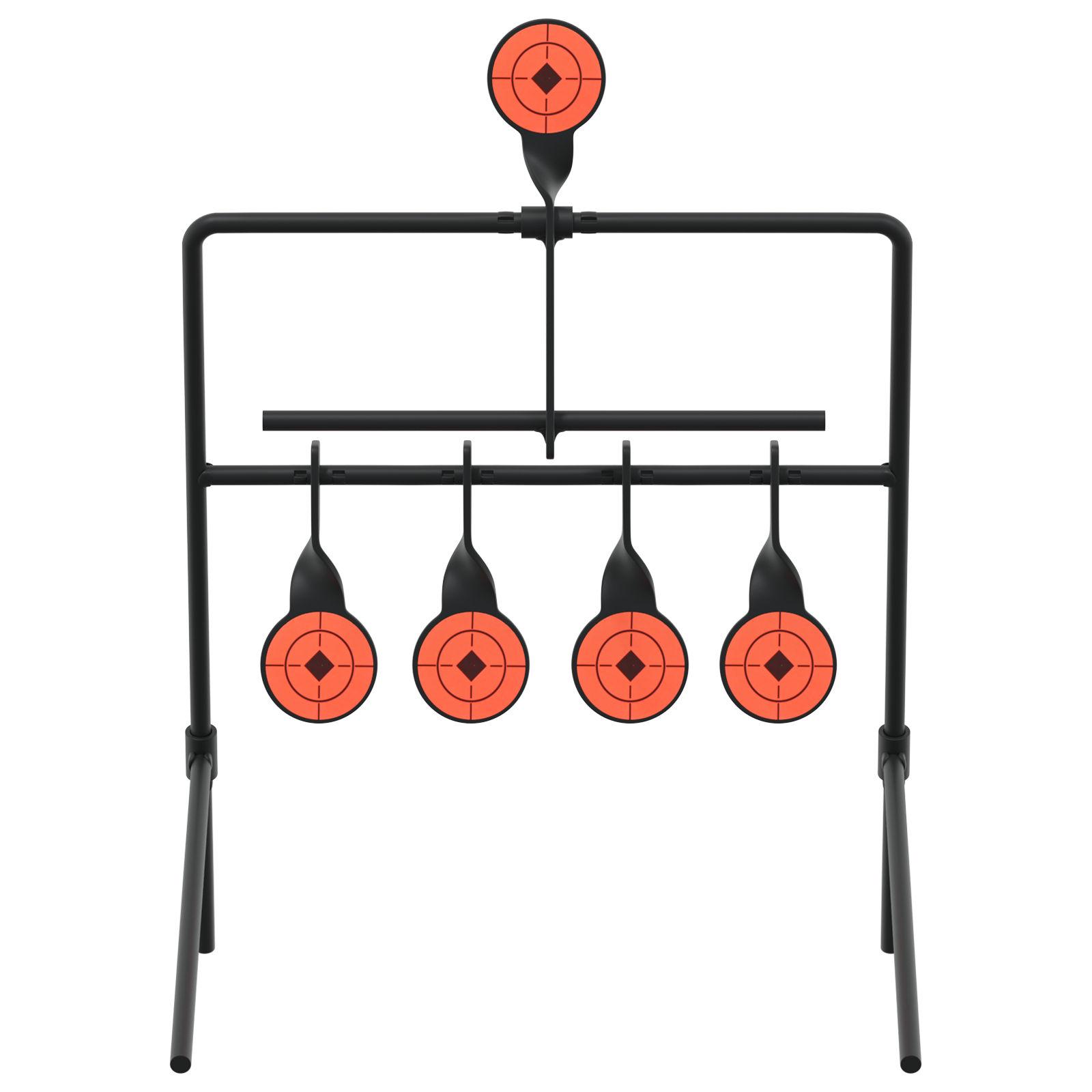 Bersaglio Che Si Ripristina Nero 40 X 34 X 53 Cm Acciaio - Image 4
