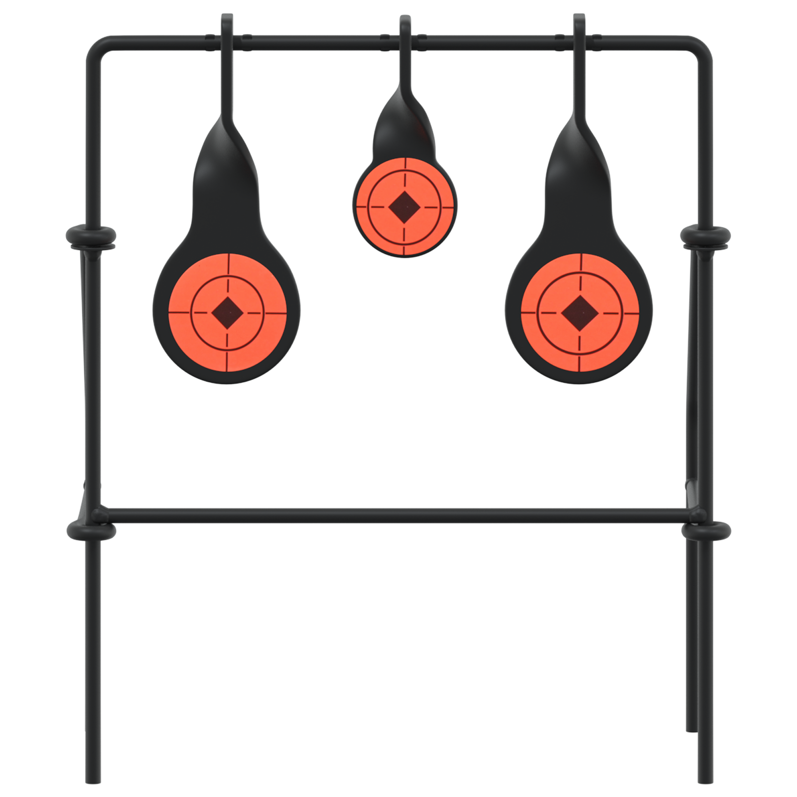 Bersaglio Che Si Ripristina Nero 26 X 13 X 31 Cm Acciaio - Image 4