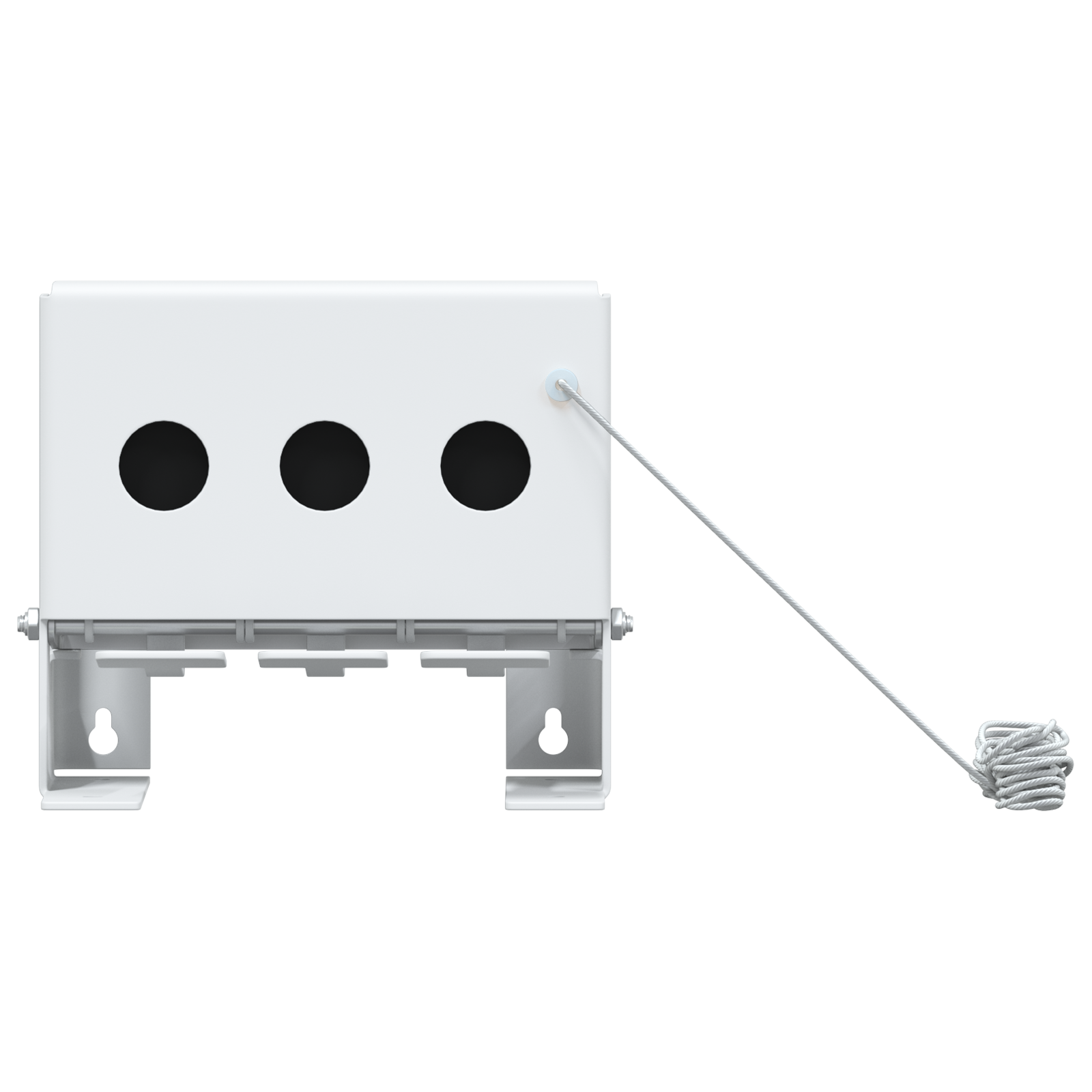 Bersaglio Da Biathlon Abbattibile A 3 Fori Con Corda Di Ripristino