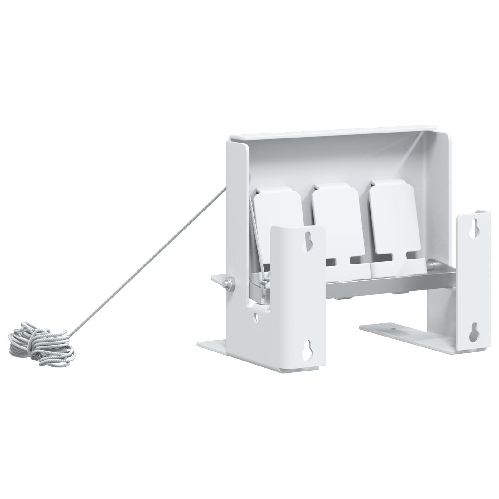 Bersaglio Da Biathlon Abbattibile A 3 Fori Con Corda Di Ripristino - Image 4