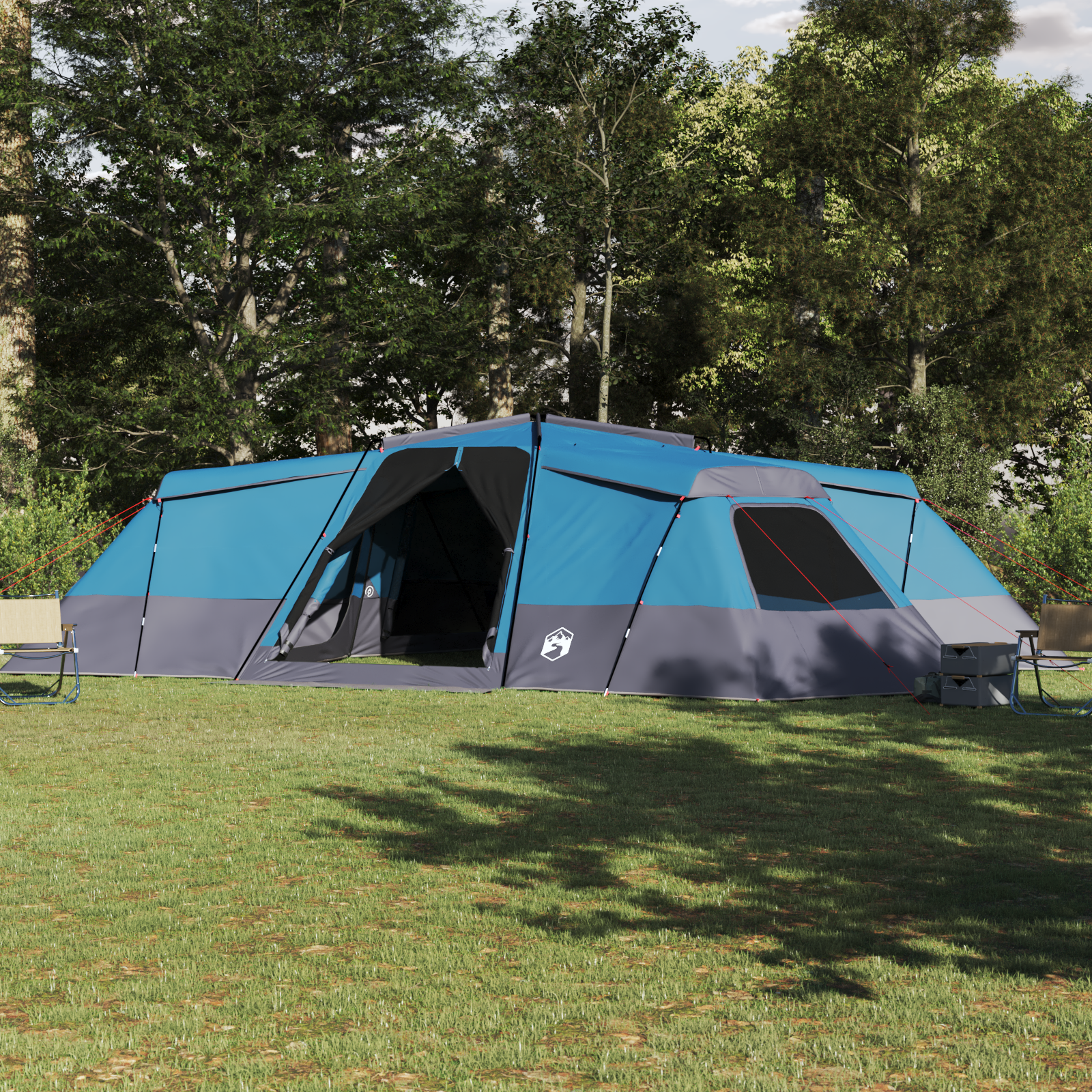 Tenda Familiare Blu 833 X 585 X 216 Cm Poliestere