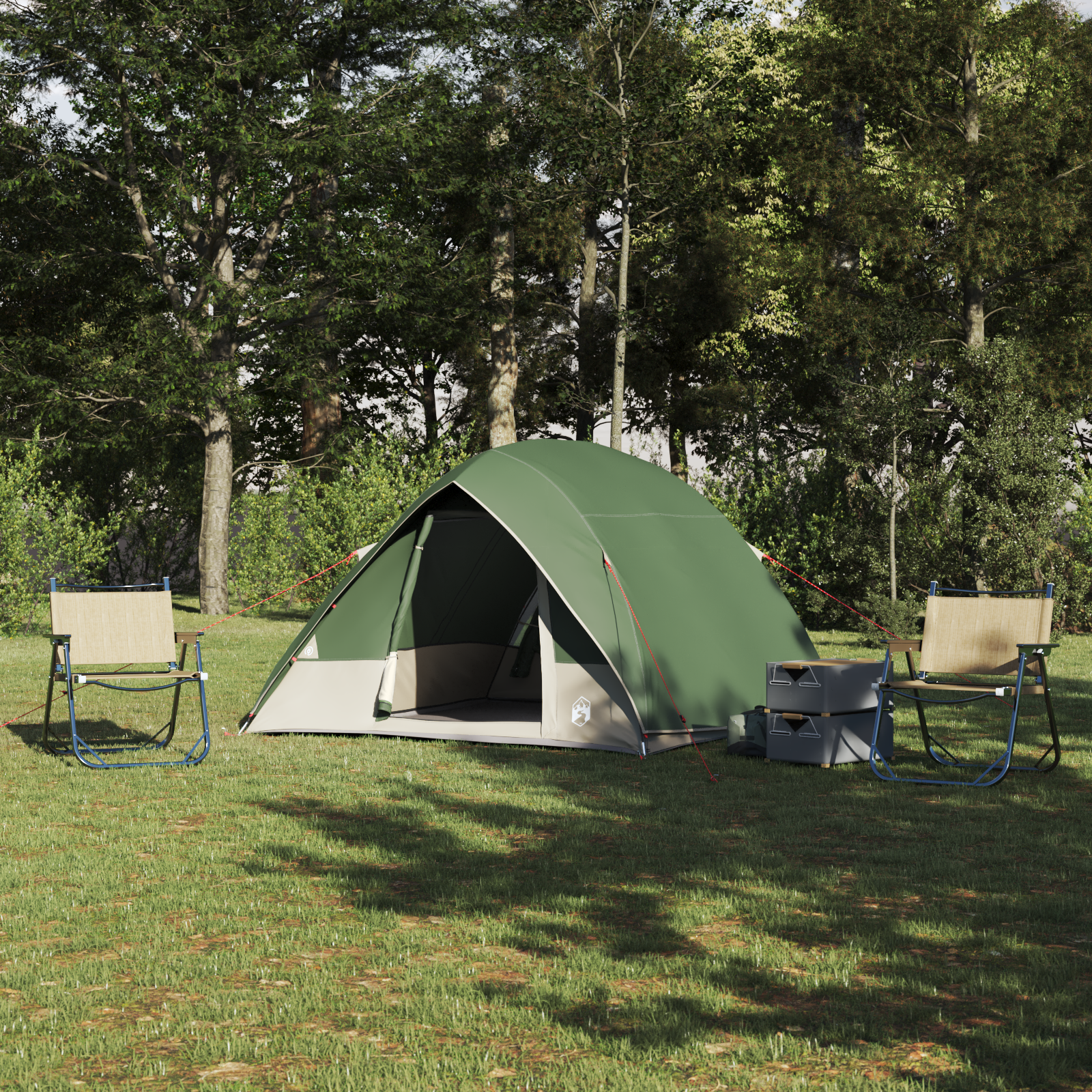 Tenda Da Campeggio Verde 275 X 230 X 140 Cm Poliestere
