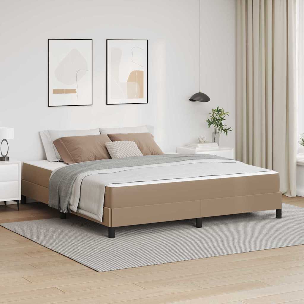 Letto Altro Cappuccino 180 X 200 Cm Pelle Sintetica