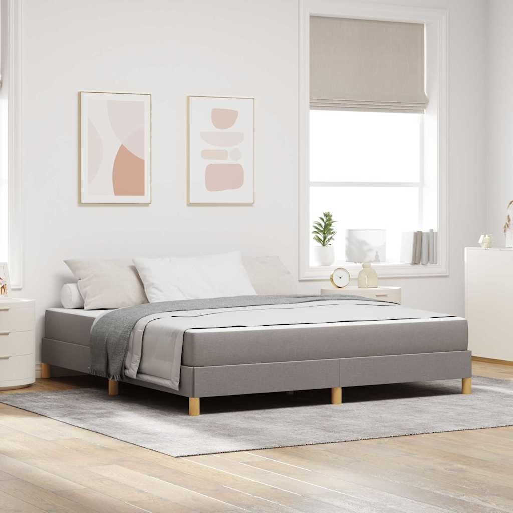 Letto A Molle Tortora, Marrone 180 X 200 cm