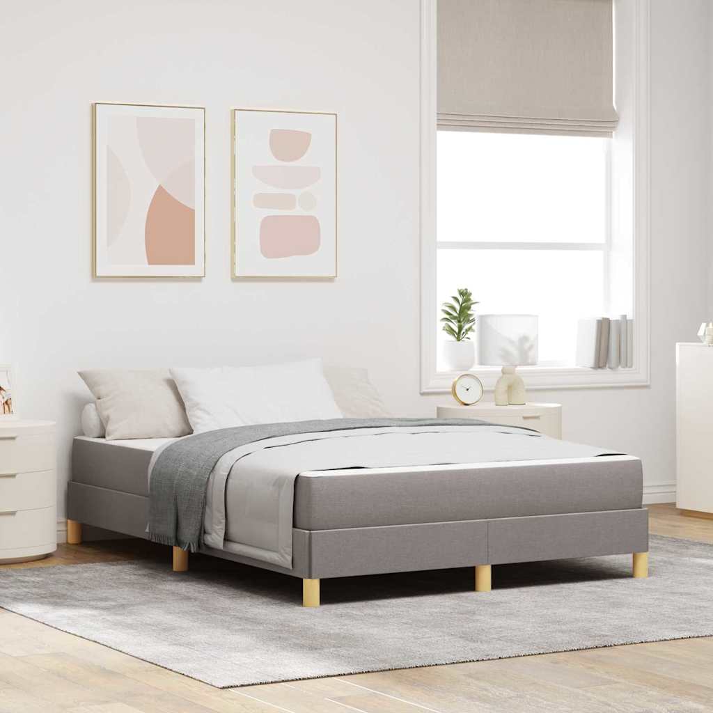 Letto A Molle Tortora, Marrone 140 X 200 cm