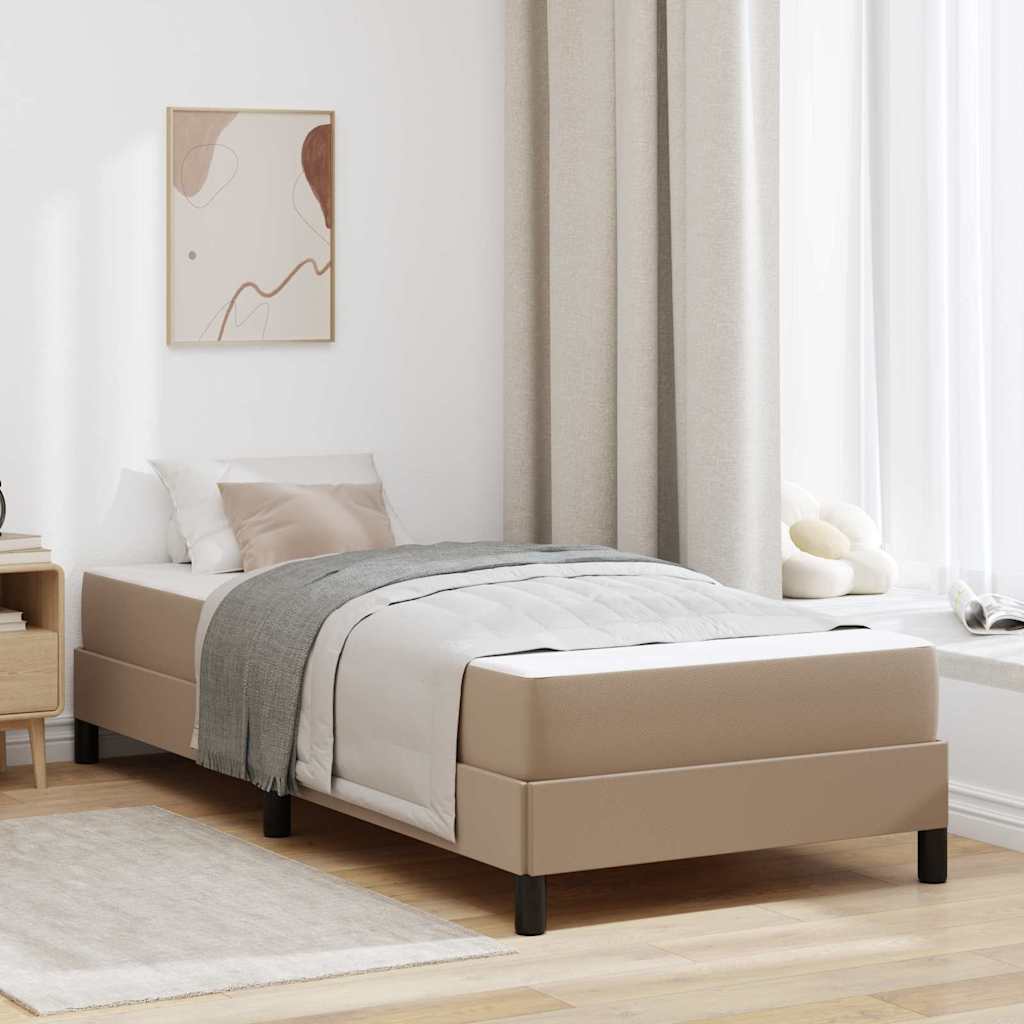 Letto Altro Cappuccino 100 X 200 Cm Pelle Sintetica