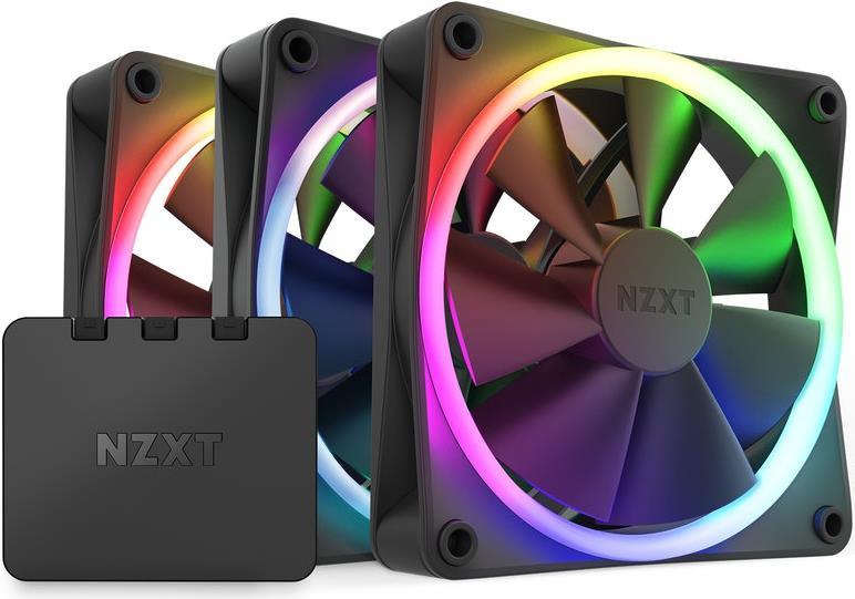 Nzxt F120 Rgb Triple Pack Computergehäuse Ventilator 12 Cm Schwarz 3 Stück(e) (rF-R12tF-B1)