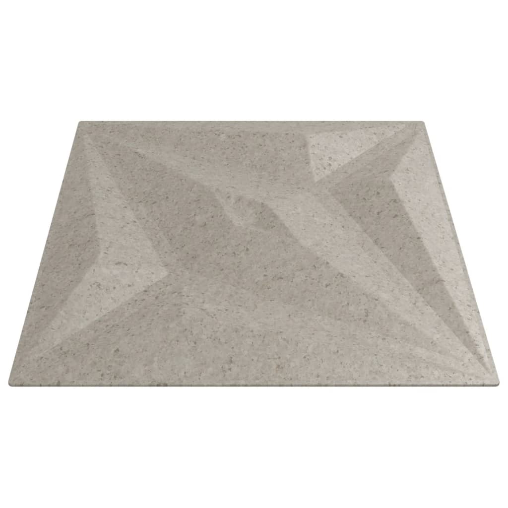 vidaXL Wandpaneele 24 Stk. Beton 50x50 cm XPS 6 m² Stern - Image 6
