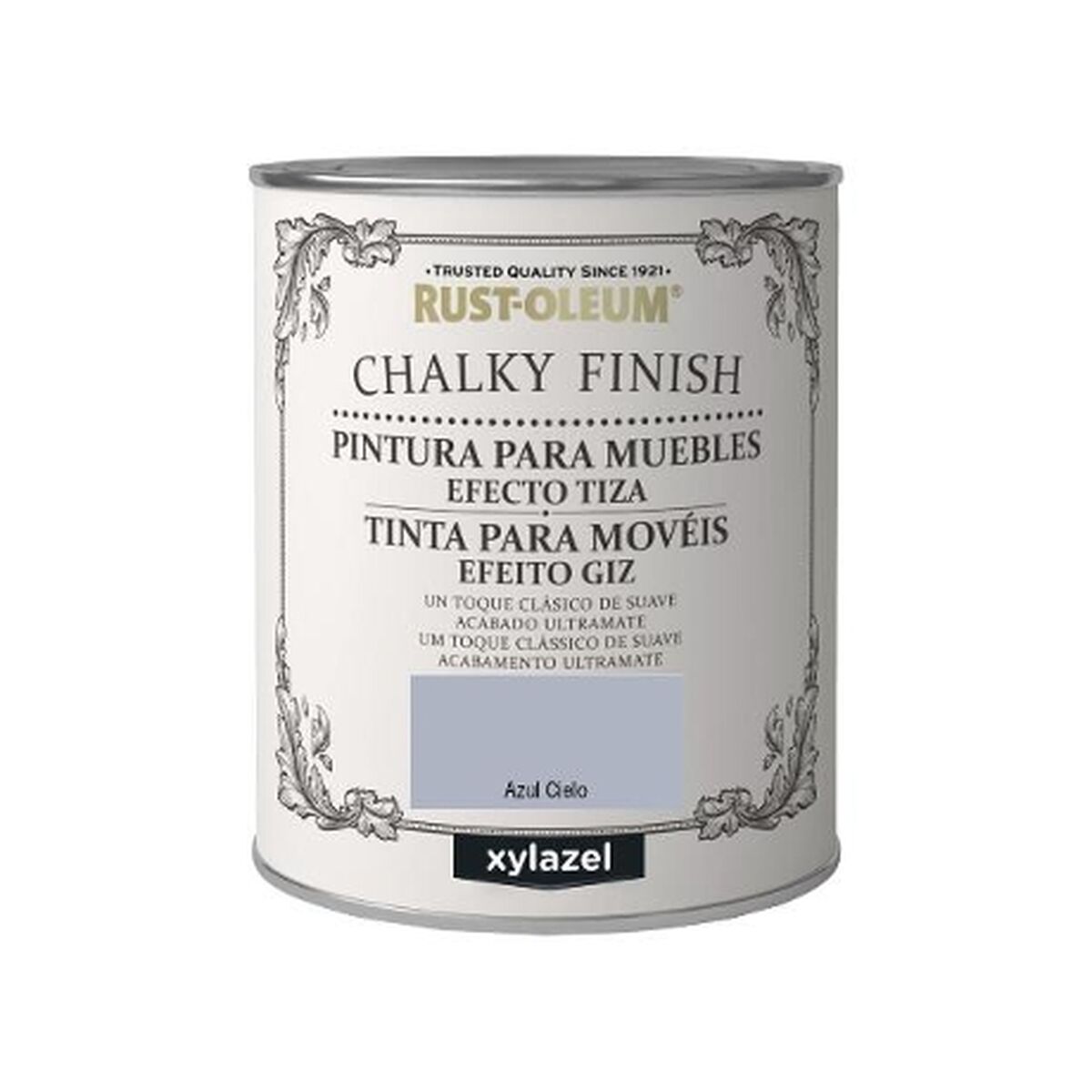 Pittura Bruguer Rust-oleum Chalky Finish 5397549 Mobili Blu cielo 750 ml