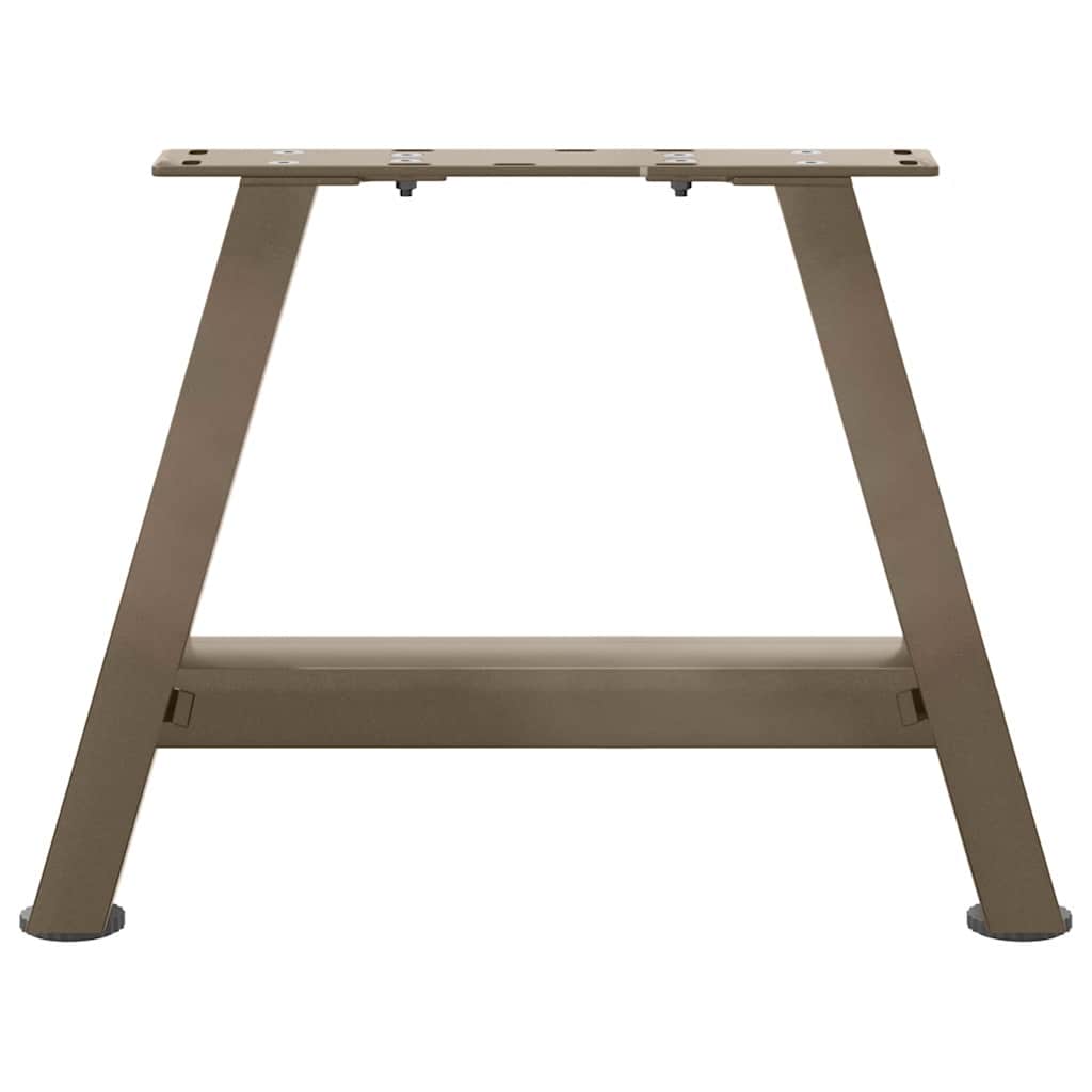 vidaXL Patas para mesa de centro en forma de A (2 unidades, 40 x 30-31 cm, acero) - Image 5