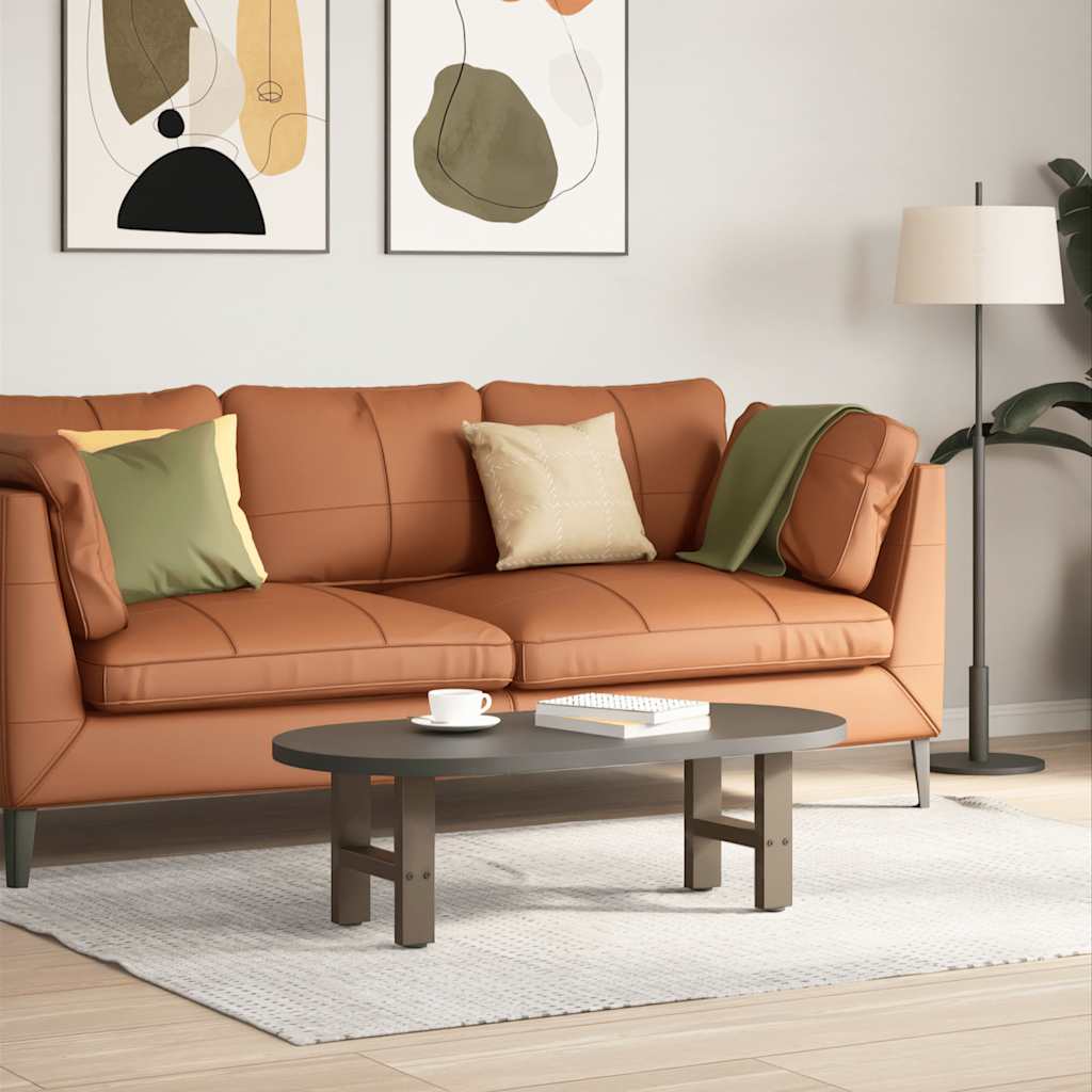 vidaXL Patas para mesa de centro de acero natural (2 unidades, 40 x 30-31 cm)