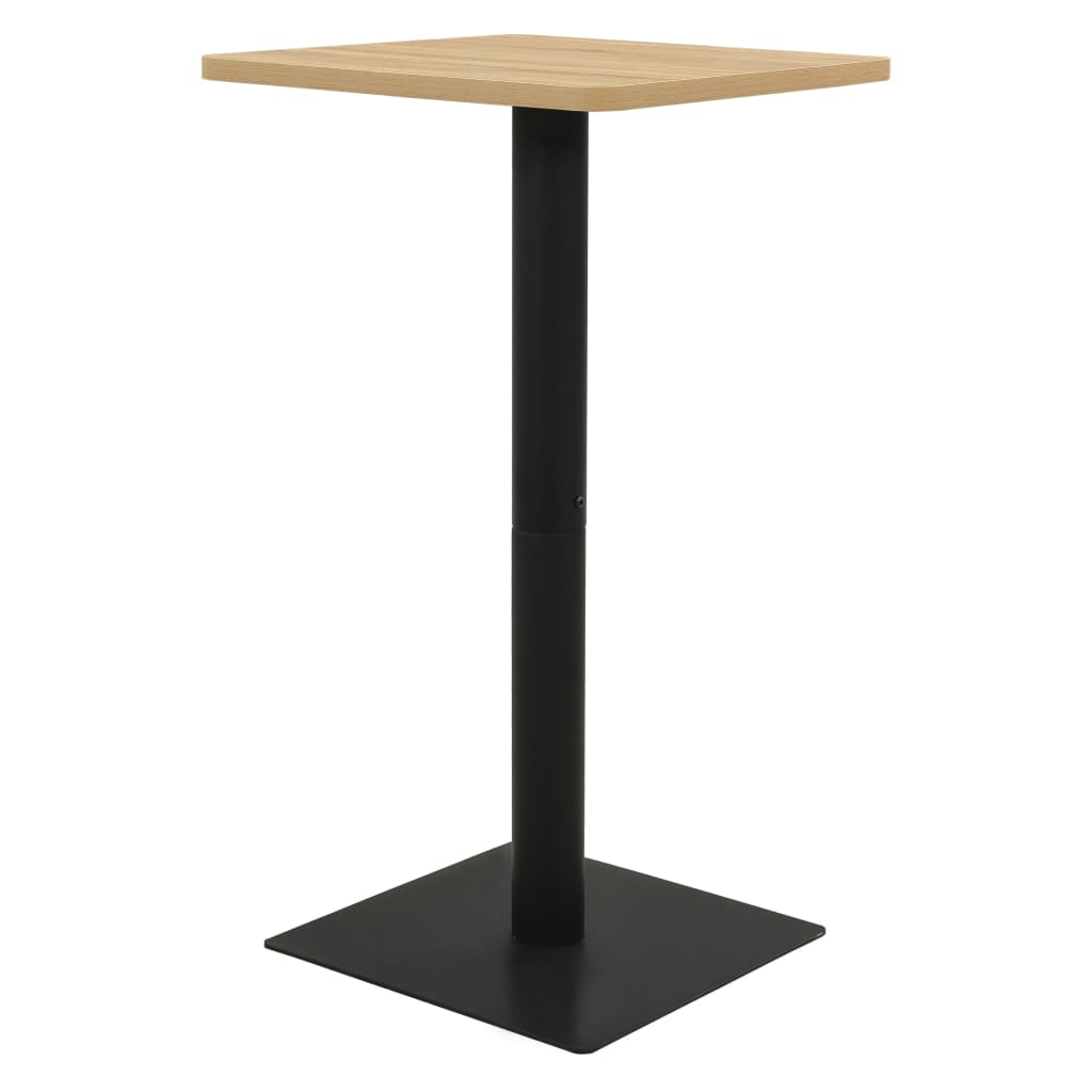 vidaXL Mesa de bistró color roble 50x50x107 cm