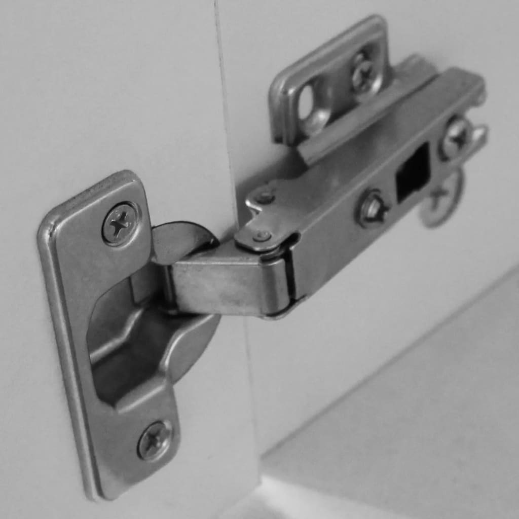 vidaXL Schreibtisch mit Schublade und Schrank Weiß 100x40x73 cm - Image 5