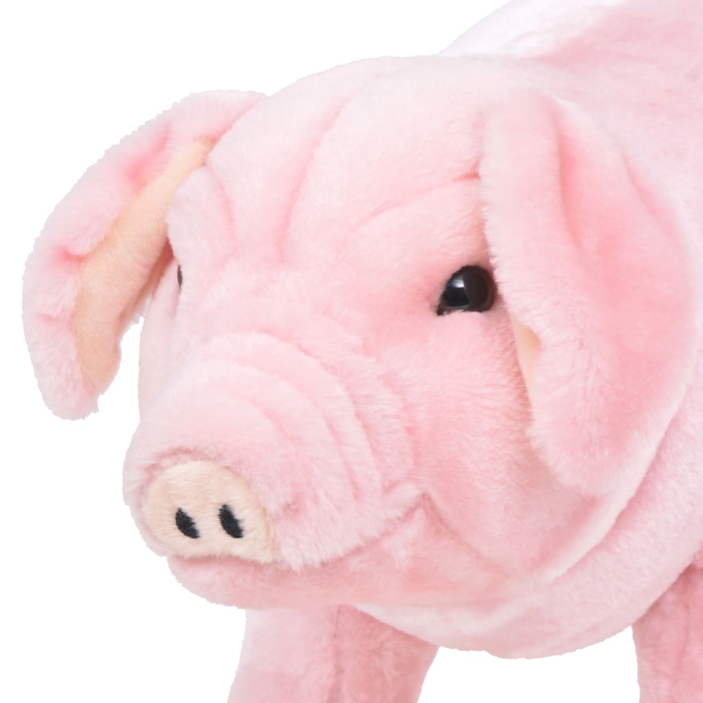 vidaXL Plüschtier Schwein Stehend Plüsch Rosa XXL - Image 3