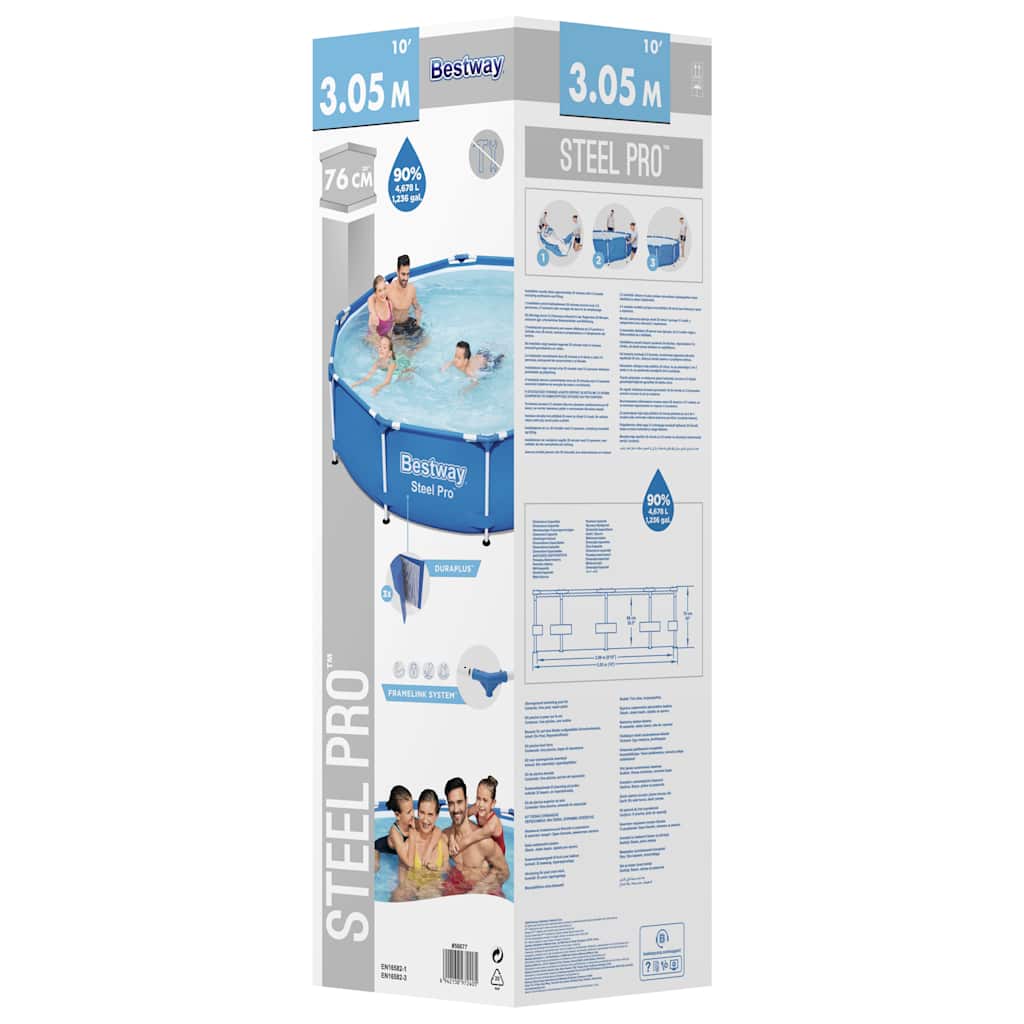 Bestway Piscine Steel Pro 305x76 cm - Image 3