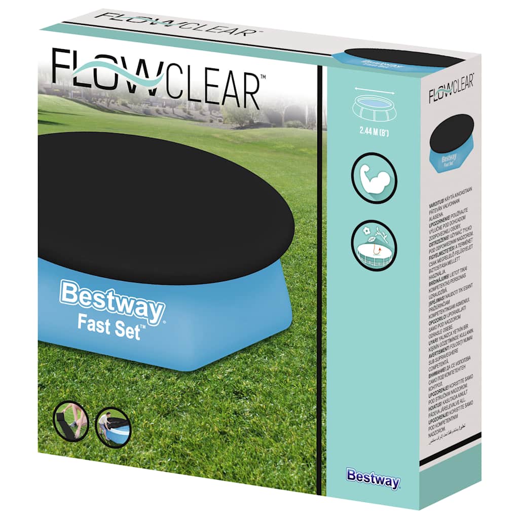 Bestway Flowclear Fast Set Poolabdeckung 240 cm - Image 3