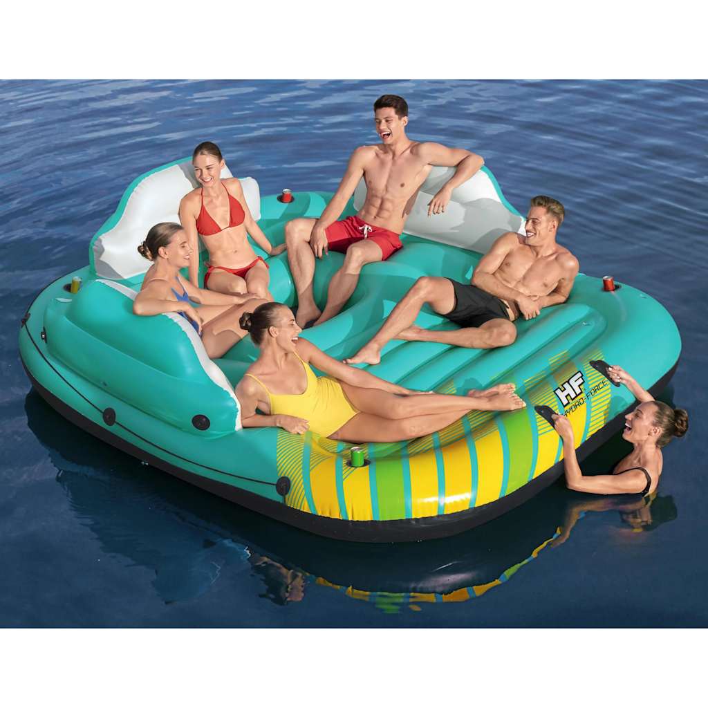Bestway Aufblasbare Badeinsel für 5 Personen Sunny Lounge 291x265x83cm - Image 3