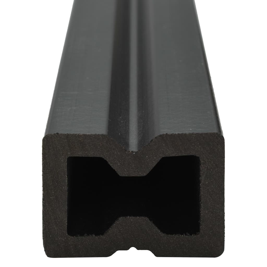 vidaXL WPC Terrassendielen mit Zubehör 10 m² 4 m Grau - Image 6