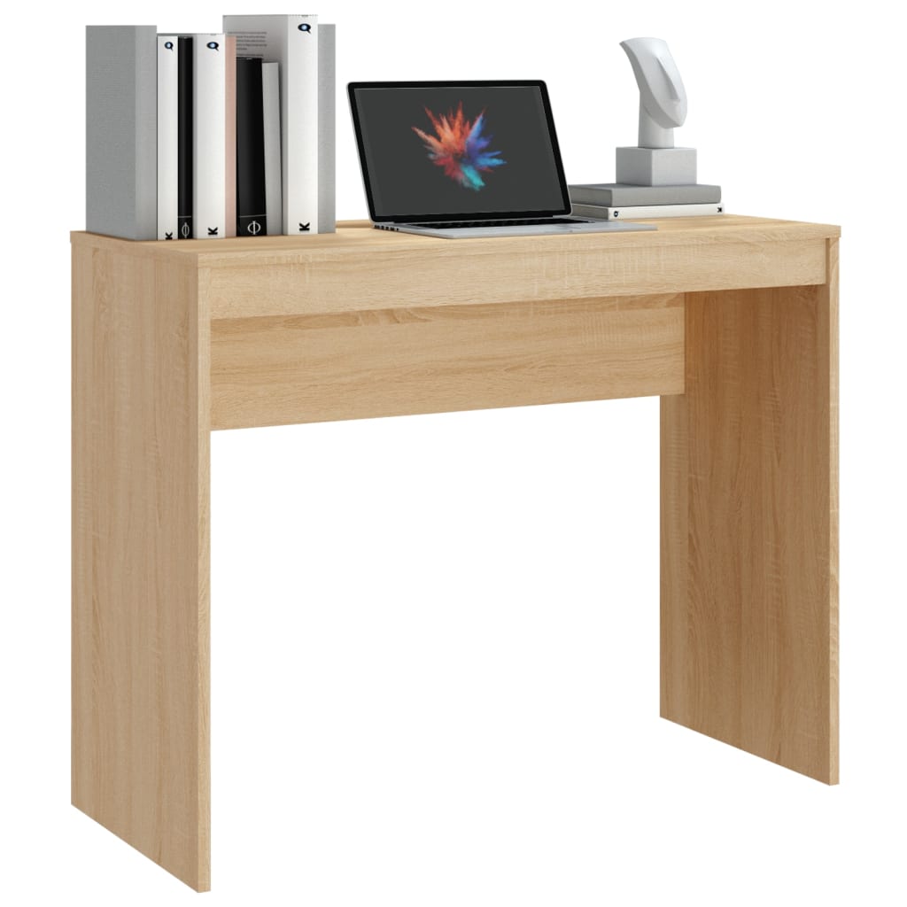 vidaXL Schreibtisch Sonoma-Eiche 90x40x72 cm Holzwerkstoff - Image 4