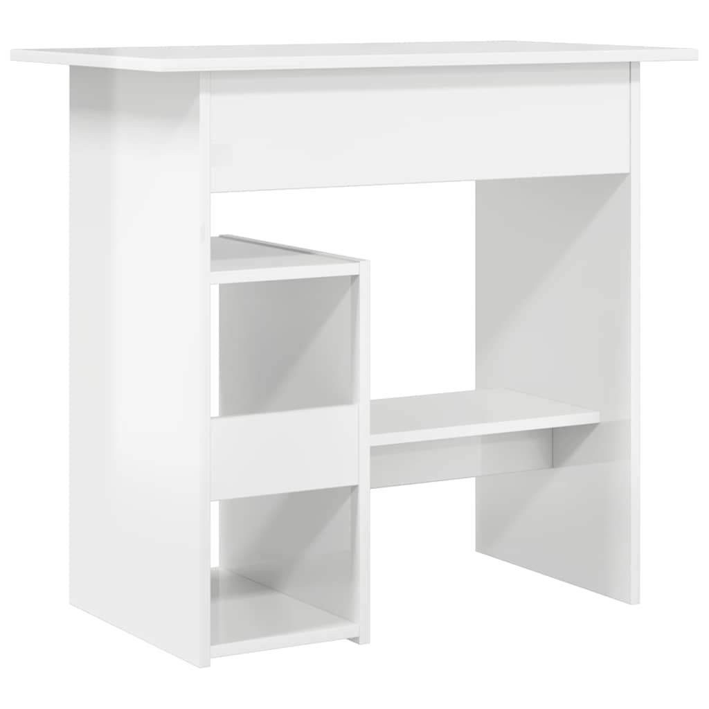 vidaXL Schreibtisch Hochglanz-Weiß 80x45x74 cm Holzwerkstoff - Image 6