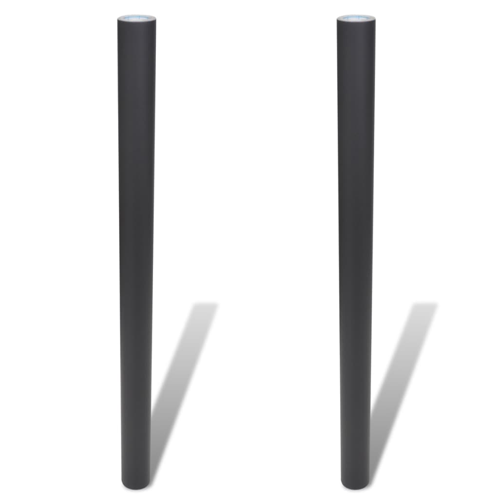 vidaXL Wandaufkleber Kreidetafel 0,6x3 m 2 Rollen mit Kreiden - Image 3