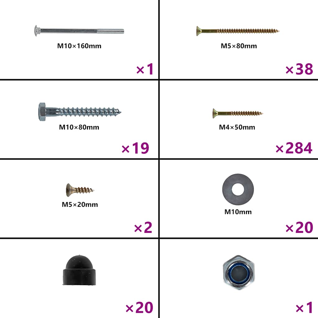 vidaXL Schaukelsitze mit Seilen 2 Stk. Blau 37x15 cm Polyethene - Image 6